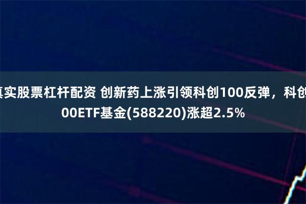 真实股票杠杆配资 创新药上涨引领科创100反弹，科创100ETF基金(588220)涨超2.5%