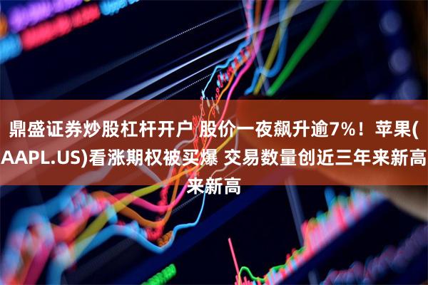 鼎盛证券炒股杠杆开户 股价一夜飙升逾7%！苹果(AAPL.US)看涨期权被买爆 交易数量创近三年来新