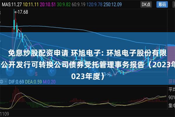 免息炒股配资申请 环旭电子: 环旭电子股份有限公司公开发行可转换公司债券受托管理事务报告（2023年度）