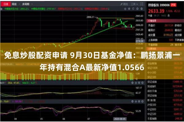 免息炒股配资申请 9月30日基金净值：鹏扬景浦一年持有混合A最新净值1.0566