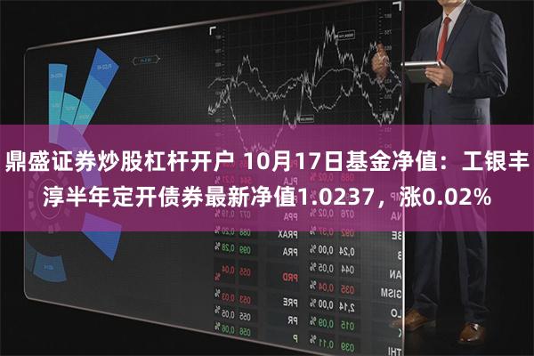 鼎盛证券炒股杠杆开户 10月17日基金净值：工银丰淳半年定开债券最新净值1.0237，涨0.02%