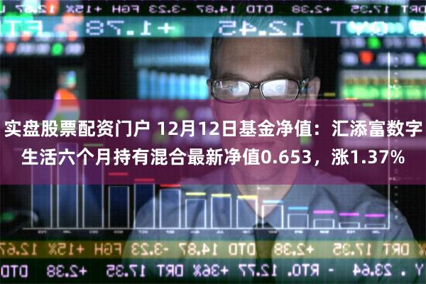 实盘股票配资门户 12月12日基金净值：汇添富数字生活六个月持有混合最新净值0.653，涨1.37%